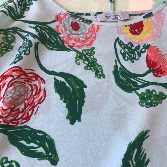 C&A Coll&ction PatBO Colorful Floral Print Sleeveless Strapy Tank Top - Picture 2 of 9